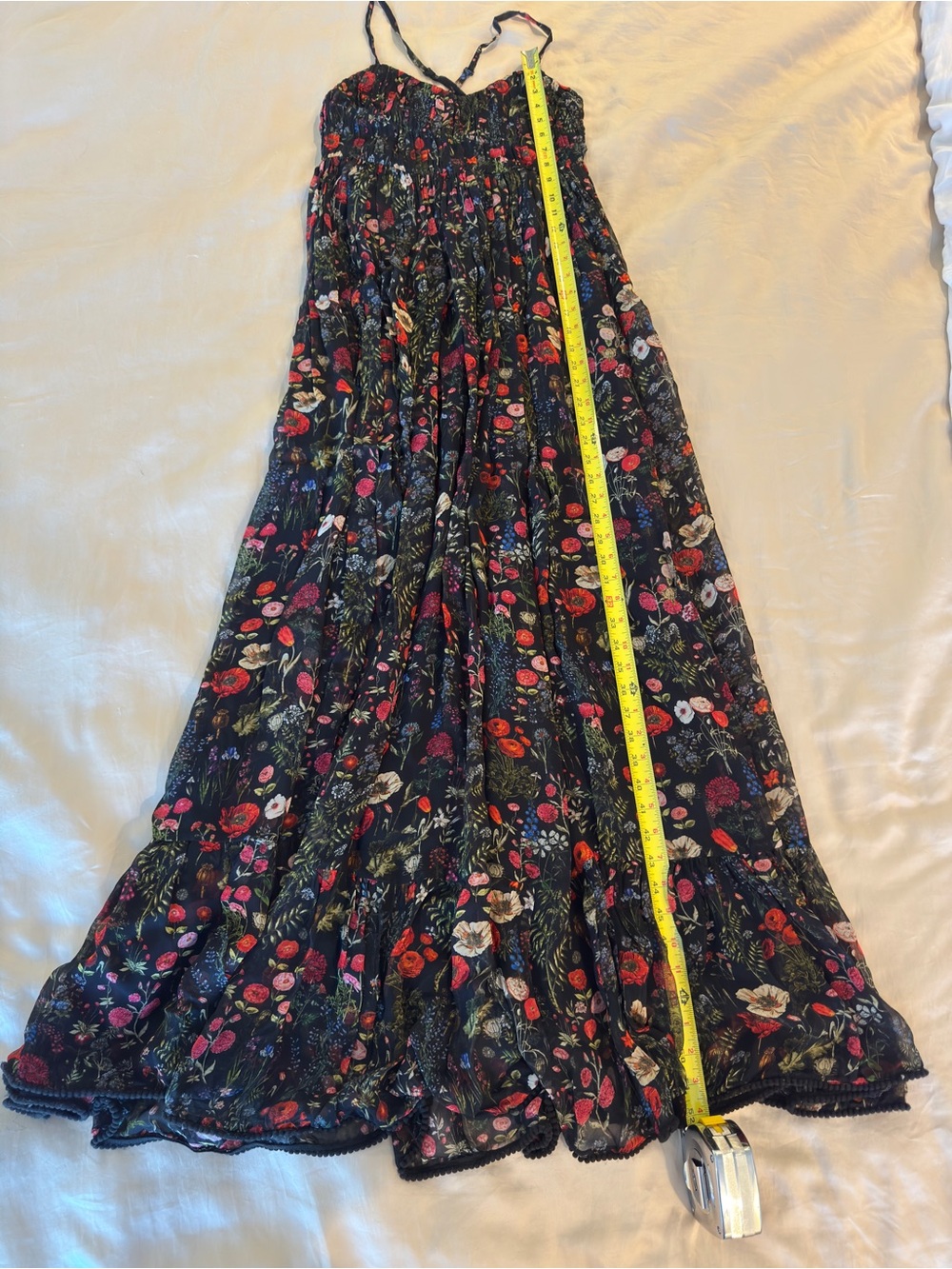 Payal Jain Black Floral Dress Size XS - Picture 11 of 14